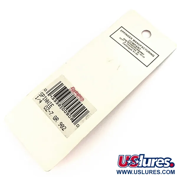 Eppinger Dardevle Spinnie Blizgė, Juoda/Balta/Nikelis, 9g, #7775