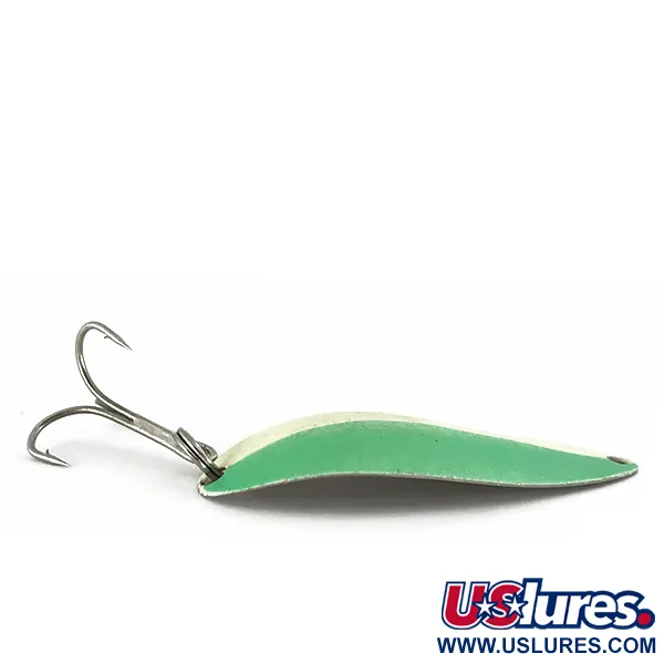 Little Cleo (Hula Girl) Blizgė, Glow Balta/Žalia/Nikeliuota, 5g, #7785