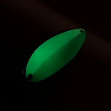 Little Cleo (Hula Girl) Blizgė, Glow Balta/Žalia/Nikeliuota, 5g, #7785