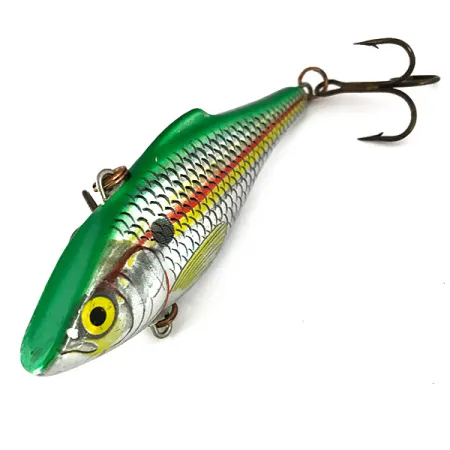 Rapala Rattl'n RAP Vobleris, Žalias/Sidabras, 16g, Barškutis, #7795