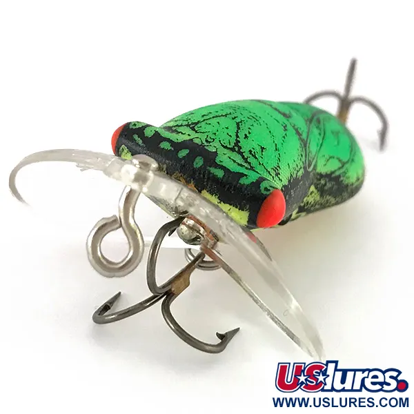 Fred Arbogast Hocus Locust Masalas, Žalia, 6,5g, Garsinis, #7833