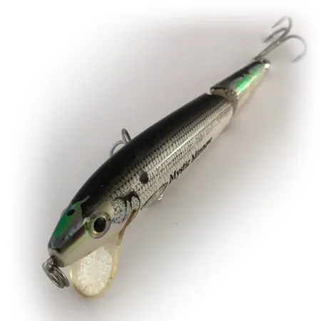 Rebel Floater Mystic Minnow Vobleris, Sidabrinis/Baltas, 8g, #7882