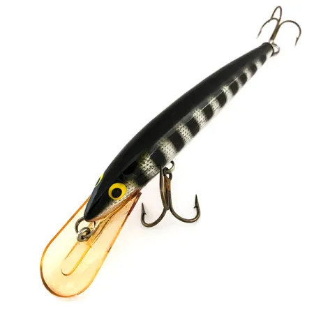 Bagley's Diving Bang-O-Lure Vobleris, Sidabras / Juoda, 12.5g, #7914