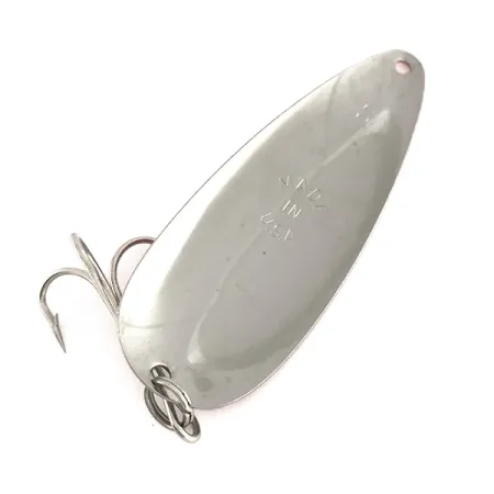 Worth Chippewa Steel Spoon Blizgė, Raudona/Balta/Nikelis, 14g, #7934