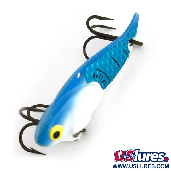 Bullet Bait Bullet Blade Cikada, White / Blue, 10g, Cinkas, #7936