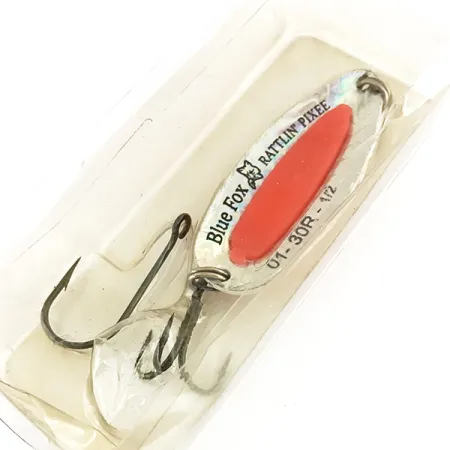 Blue Fox Rattlin Pixee Blizgė, Rausva/Nikelis, 14g, Ikrai, #7942