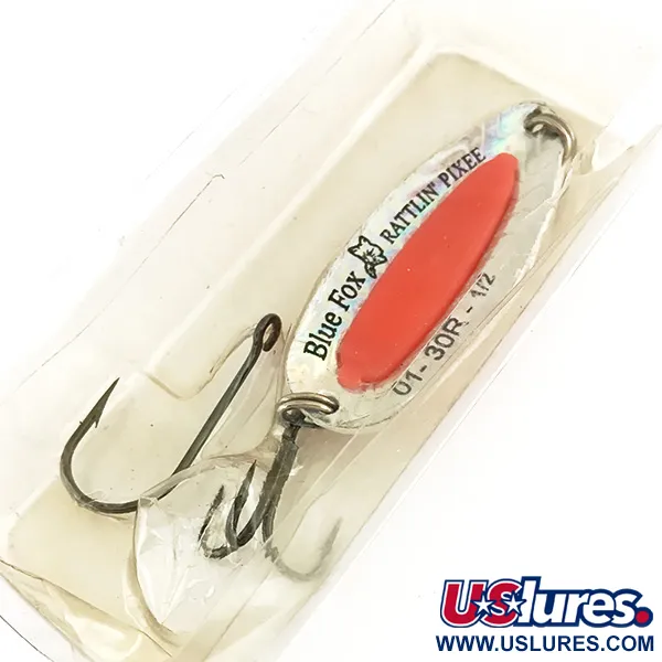 Blue Fox Rattlin Pixee Blizgė, Rausva/Nikelis, 14g, Ikrai, #7942
