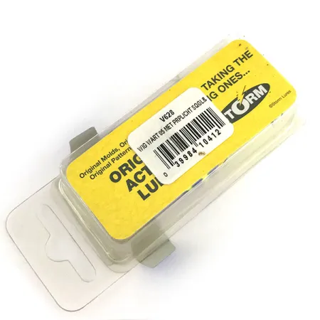 Storm Wiggle Wart Vobleris, Violetinė / Fluo Geltona, 11g, #7944