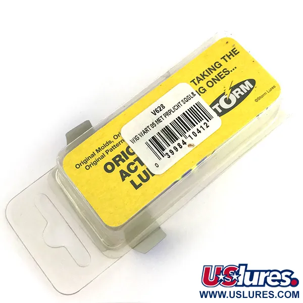 Storm Wiggle Wart Vobleris, Violetinė / Fluo Geltona, 11g, #7944