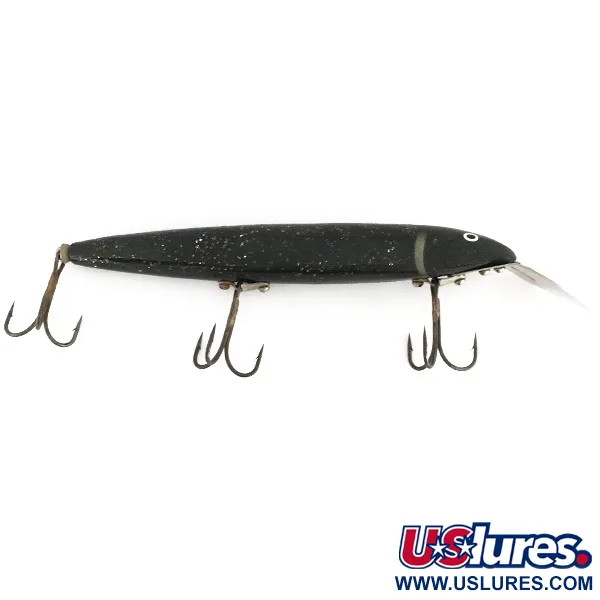 Suick Muskie Cisco Kid Giluminis, Juoda, 35g, Metalinis Liežuvis, #7945