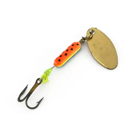 Yakima Bait Rooster Tail Sukrė, Gold/Fire Tiger, 3.6g, #7976