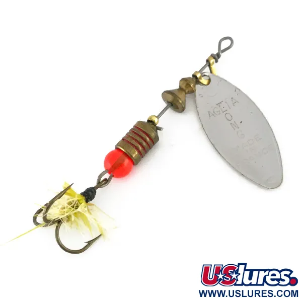 Mepps Aglia Long 1 Lightnin Sukriukė, Sidabrinė/Auksinė, 4,5g, #7978