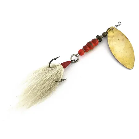 Mepps Aglia Long 3 Dressed Sukreitė, Žalvaris/Oranžinė/Balta, 12g, #7980