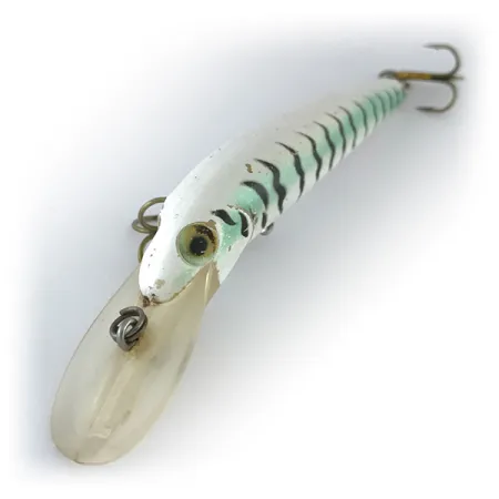 Producers Barramundi Mauler Vobleris, White/Black/Green, 8g, #8010