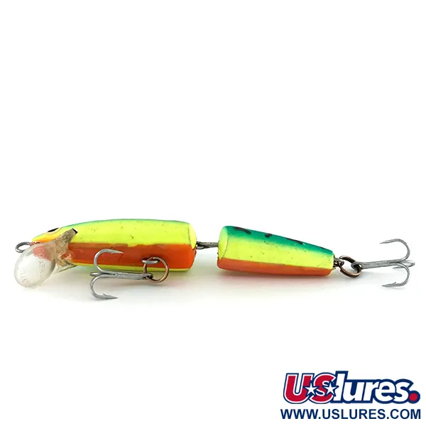 Rapala Jointed J-7 UV Vobleris, Fire Tiger, 4g, UV efektas, #8011
