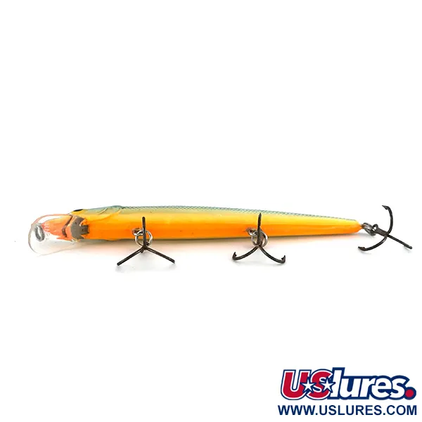 Rapala Husky Jerk 12 Vobleris, Mėlyna Auksinė, 13g, Suspendas, #8012