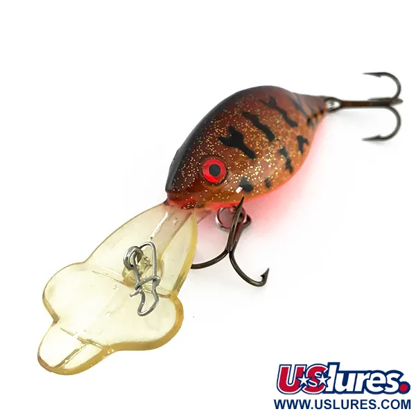 Luhr Jensen Hot Lips Express UV Vobleris, Brown Brown Tiger, 12g, #8032