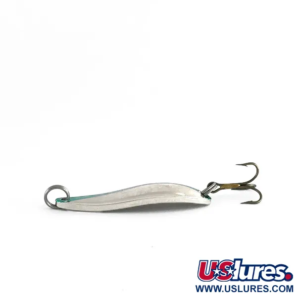 Acme Fiord Spoon Blizgė, Nikelis / Žalia, 7g, Vintage, #8044