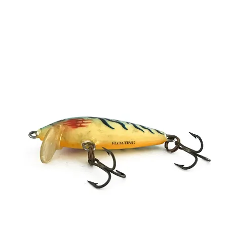 Rapala Original Floater F4 Vobleris, Fire Tiger, 2g, Balza, #8073