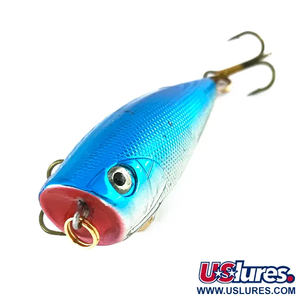 Bass Pro Shops XTS Speed Lures Popperis, Sidabras/Mėlyna, 7g, #8082