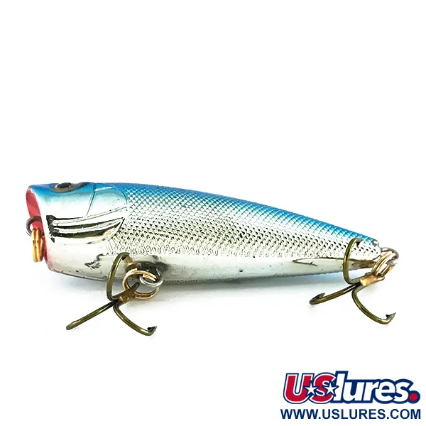 Bass Pro Shops XTS Speed Lures Popperis, Sidabras/Mėlyna, 7g, #8082