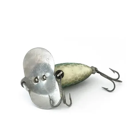 Fred Arbogast Jitterbug v Paviršinis Masalas, Žalias, 7g, Liežuvėlis, #8102