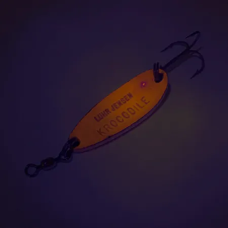 Luhr Jensen Krocodile UV Vartiklė, Red/Rainbow, 9g, UV-Finish, #8116