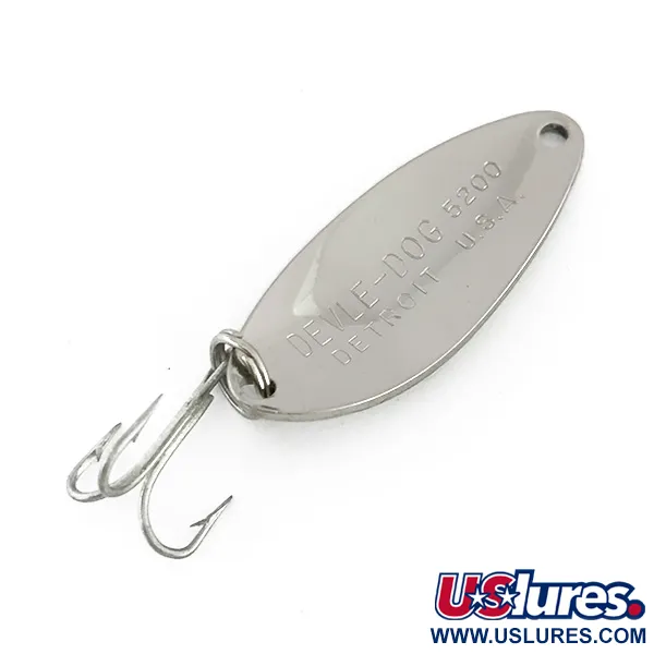 Eppinger Dardevle Devle Dog 5200 Blizgė, Nikelis, 7g, Vintage, #8150