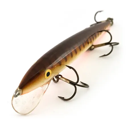 Rapala Husky Floating 13 Vobleris, Brown Tiger, 9g, Suomija, #8204
