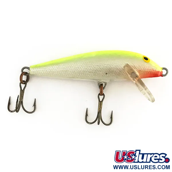 Rapala Countdown UV Vobleris, Chartreuse, 8g, UV aktyvus, #8205