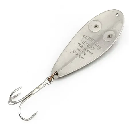 Paul Bunyan Flash eye spoon Blizgė, Nikelis/Raudona, 17g, #8229