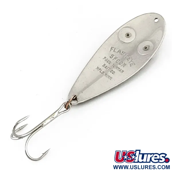 Paul Bunyan Flash eye spoon Blizgė, Nikelis/Raudona, 17g, #8229