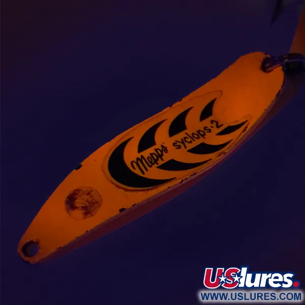 Mepps Syclops 2 UV Vartiklė, Oranžinė / Juoda, 17g, UV danga, #8247