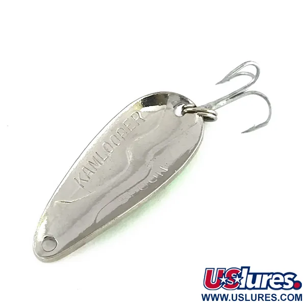 Acme Kamlooper Blizgė, Nikelis / Žalia / Raudona, 11g, JAV, #8253