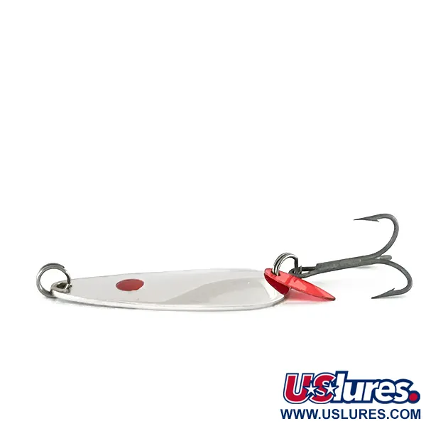 Luhr Jensen Les Davis Hotrod Blizgė, Nikelis / Raudona, 14g, #8254