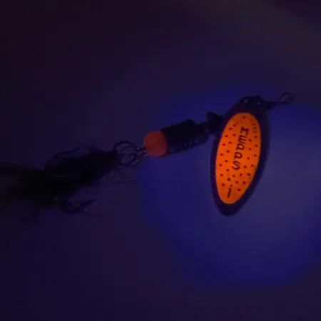 Mepps Aglia Long 1 Sukrė, Sidabrinė/Oranžinė, 4.5g, UV, #8257