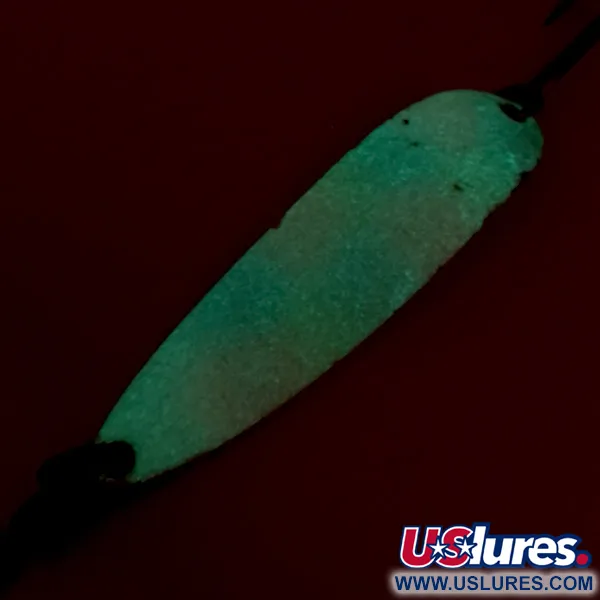 Luhr Jensen Krocodile Die #5 Glow Blizgė, Pearl, 25g, Šviečianti, #8266