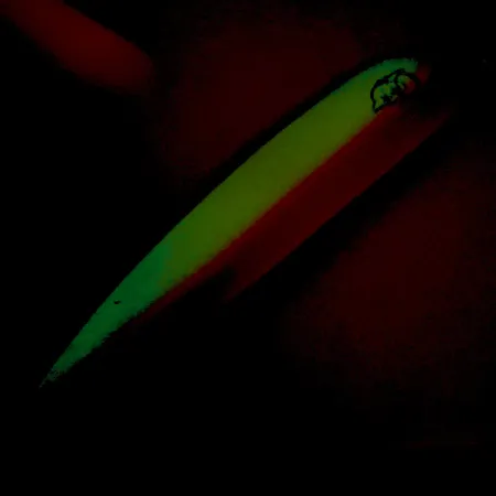 Dardevle Big Ed Flutter-Chuck 3700 Vartiklė, UV Glow, 25g, #8279