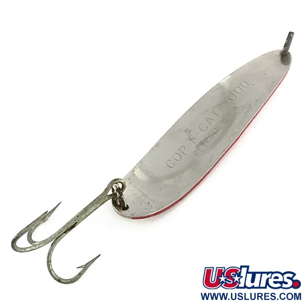 Eppinger Dardevle Cop-E-Cat 7000 Blizgė, Raudona/Balta/Nikelis, 100g, #8280