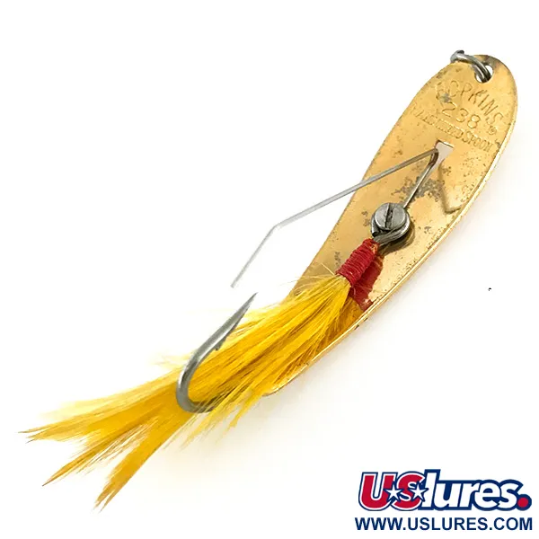 Hopkins Weedless 238 Hammered Spoon Vartiklė, Aukso, 7g, Su apsauga, #8331