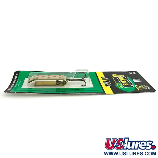 Jake's Lures Lil Jake Blizgė, Auksas / Raudona, 4.7g, #8336