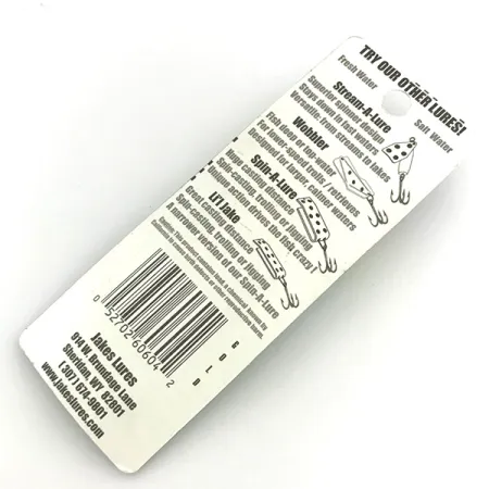 Jake's Lures Lil Jake Blizgė, Auksas / Raudona, 4.7g, #8336