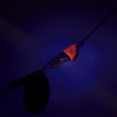 Erie Dearie Walleye Killer UV Sukrė, Nikelis / Raudona, 14g, UV, #8344