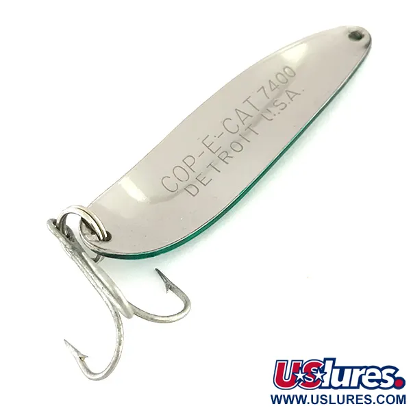 Eppinger Dardevle Cop-E-Cat 7400 Blizgė, Nikelis/Žalia, 14g, #8392