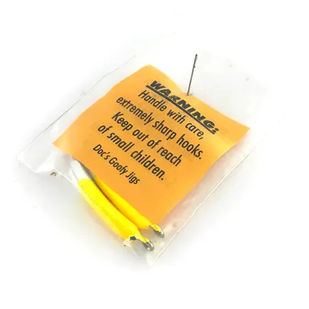 Doc's Goofy Jig UV Džigas, Geltonas, 7g, UV reakcija, #8396