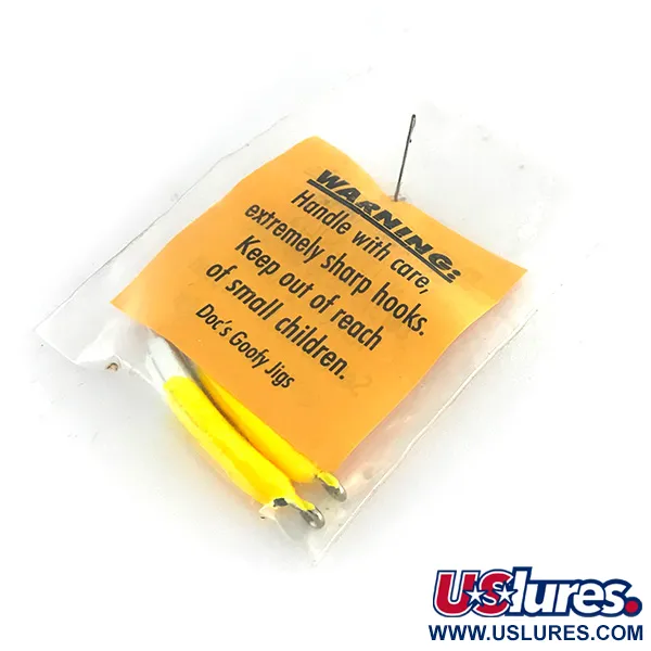 Doc's Goofy Jig UV Džigas, Geltonas, 7g, UV reakcija, #8396