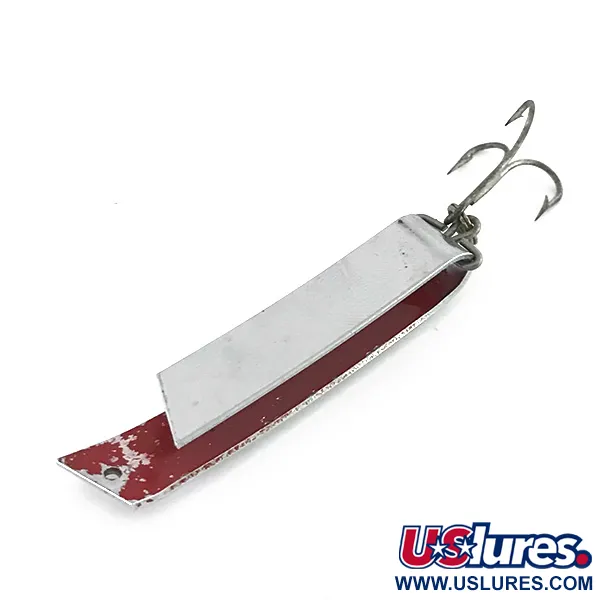 Luhr Jensen Super-Duper 509 Blizgė, Nikelis / Raudona, 11g, #8413