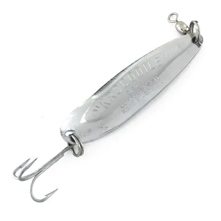 Luhr Jensen Krocodile Die #4 Blizgė, Kalamas nikelis, 19g, #8426