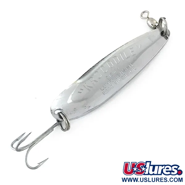 Luhr Jensen Krocodile Die #4 Blizgė, Kalamas nikelis, 19g, #8426