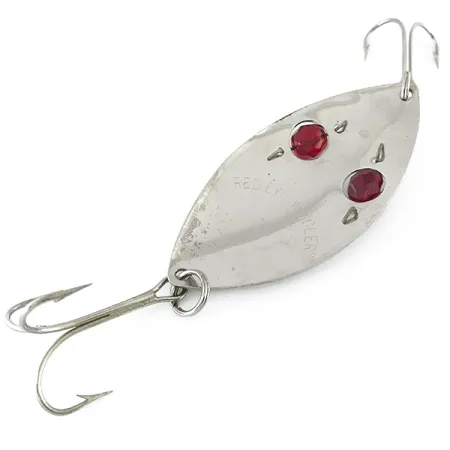 Eppinger Red Eye Wiggler Blizgė, Nikelis / Raudona, 25g, Akys, #8431